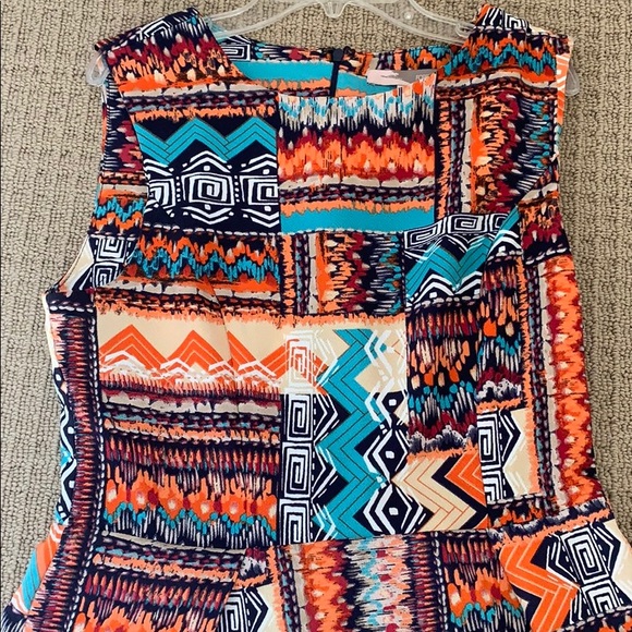 Forever 21 colorful pattern dress - Picture 2 of 7